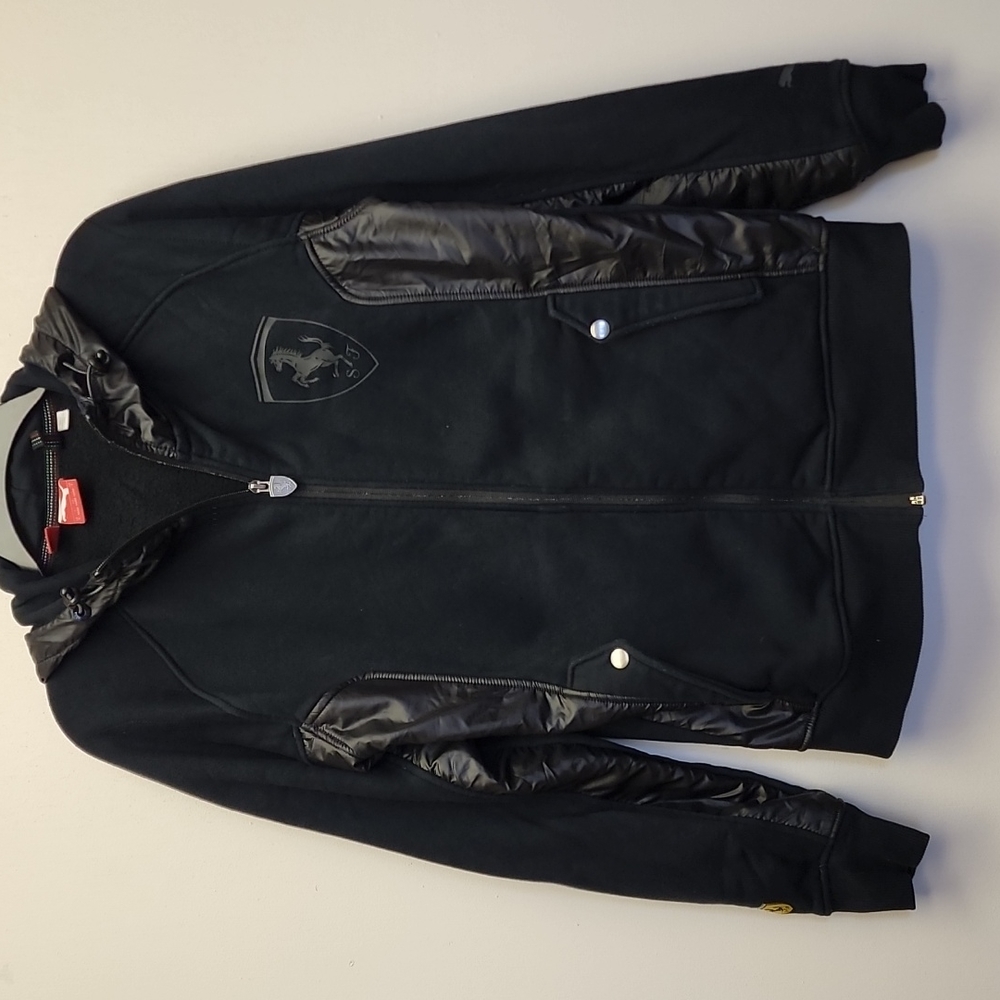 Puma Men's Ferrari SF Race Hooded Sweat Jacket.